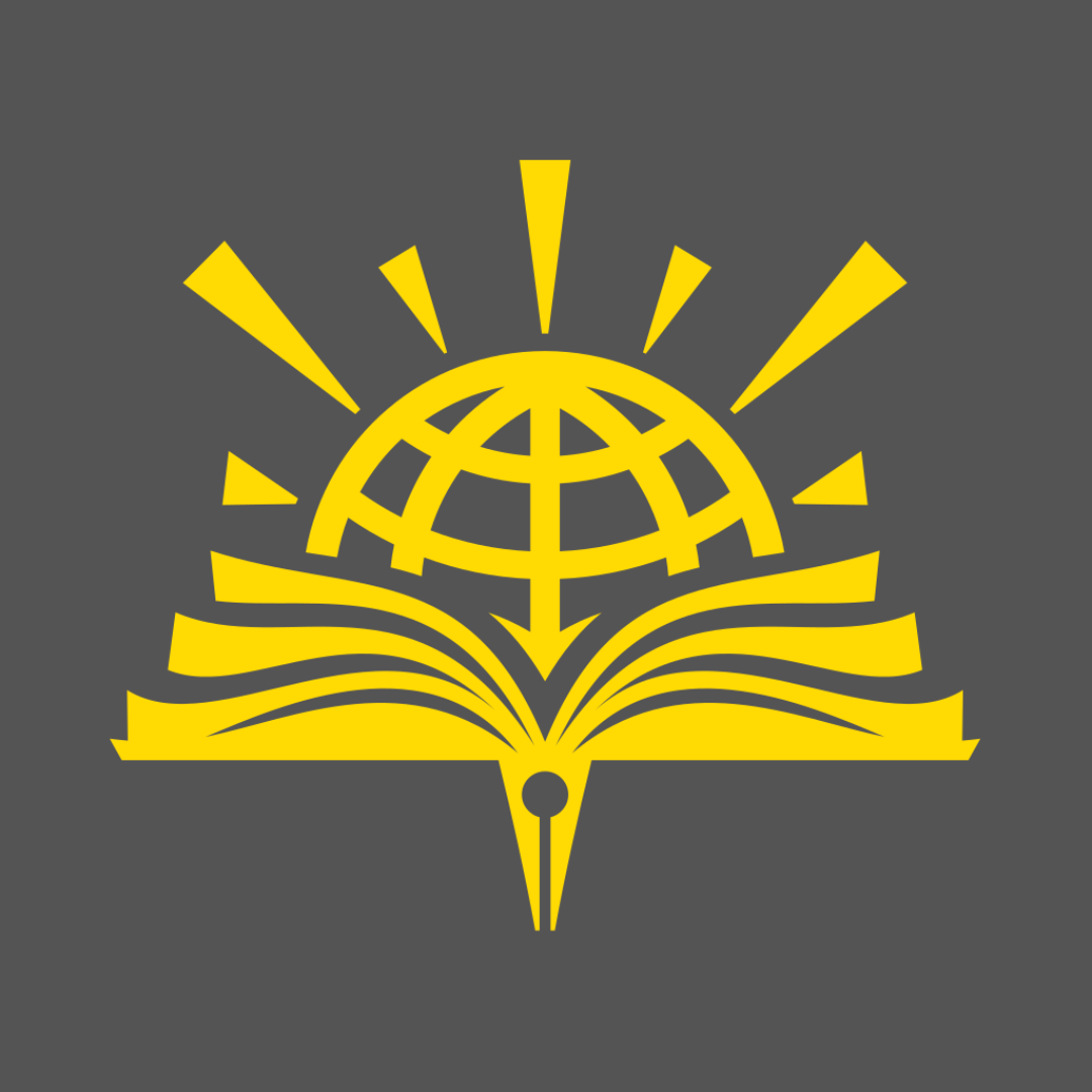 BrightGlobe Academy logo featuring an open book and globe